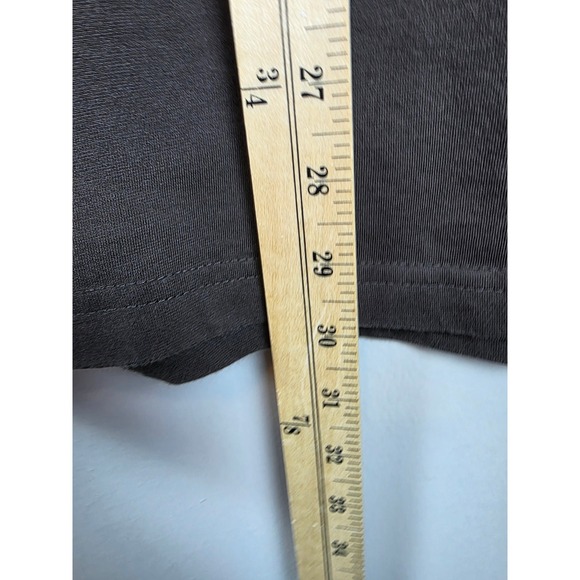 IZOD GOLF Mens Sz XL Long Sleeve Mock Neck Pullover Shirt Brown Layering‎ Preppy - Picture 5 of 6